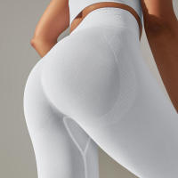 Leggings deportivos para mujer, pantalones de yoga sin costuras de cintura alta para correr, fitness y entrenamiento - details 13