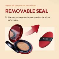 Para TIRTIR Cushion Foundation protector solar de larga duración Air Cushion compacto base de alta cobertura maquillaje coreano Original - details 12
