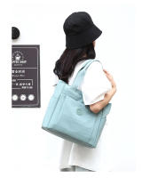 Bolso de mujer casual nuevo bolso de madre portátil de hombro de tela de nylon de color sólido informal de gran capacidad - details 17