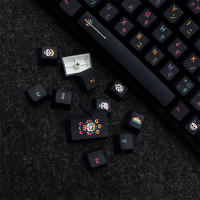 Mictlan juego de teclas Cherry Height pbt dye sub Keycap para gk61/64/68/G610 K70 GM g, teclas mecánicas para juegos, teclas iso - details 3