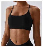 Sujetador Deportivo Sexy para Mujeres Top de Gimnasio Entrenamiento Correr Cruz Yoga Sujetador de Yoga Stretch Ropa Interior Fitness para Mujeres Material de Nylon Temporada Primavera/Verano - details 28