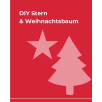 Estrella y árbol de Navidad DIY