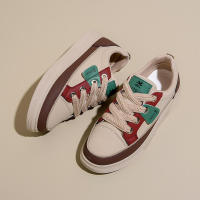 2025 Nuevos Zapatos Deportivos Casuales de Plataforma Versátiles para Mujeres Estudiantes Pequeños Blancos Cómodos. - details 6