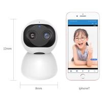 Cámara de doble lente de 2MP 1080P WiFi interior Domo Pan Tilt Cámara con zoom binocular Cámara de vigilancia CCTV - details 14