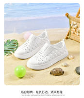Nuevo Baotou zapatos de agujero para niños sandalias casuales de playa hueca transpirable de suela gruesa antideslizante de secado rápido uso exterior zapatos de moda - details 13