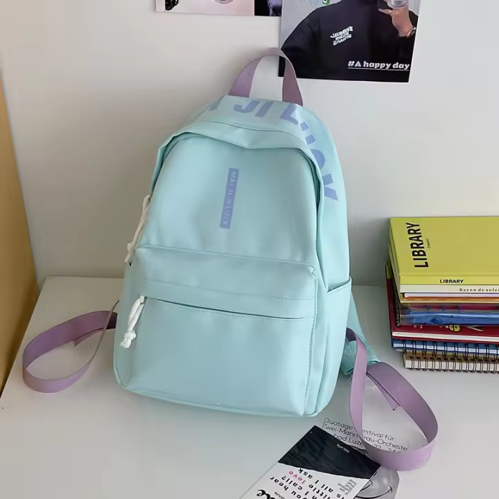 Mochila de Ocio de Gran Capacidad Material de Nylon Tendencia para Estudiantes de Secundaria y Preuniversitaria - 1