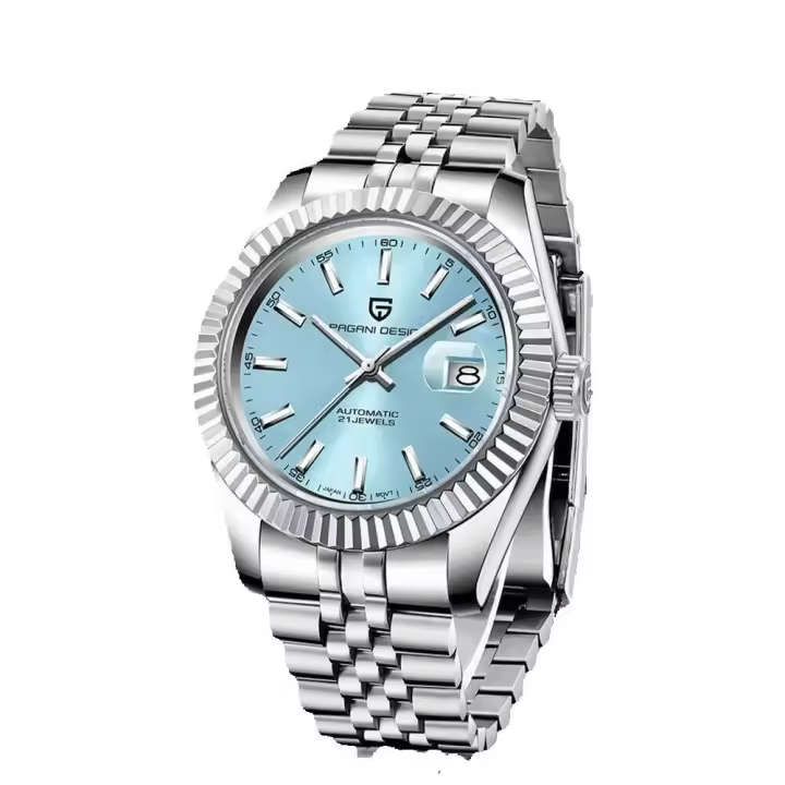 Relojes mecánicos PAGANI DESIGN de ​​lujo de primera calidad, 42MM, comercial NH35, automático, resistente al agua hasta 100M, reloj de acero inoxidable para hombre - 1
