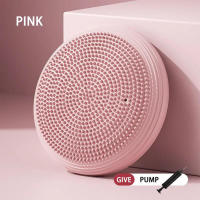 Almohada de equilibrio para yoga con bomba manual de disco táctil para mejorar la postura y la estabilidad física - details 1
