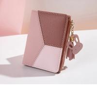 Cartera de cuero PU para mujer, monederos de cuero, tarjetero, monederos portátiles plegables para mujer - details 2