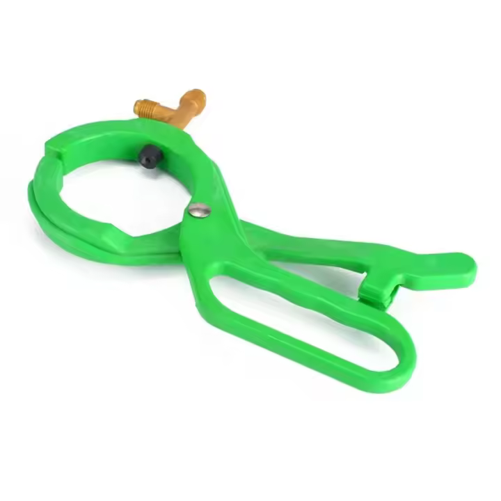 Llave abridor de botellas de aire acondicionado para coche, válvula de apertura R12, fácil de agarrar, abridor de botellas de refrigeración R134A, antideslizante, práctico - 1