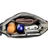 Bolso de hombro de piel de vaca para mujer, bandolera de cuero genuino, suave, informal, alta calidad - details 18