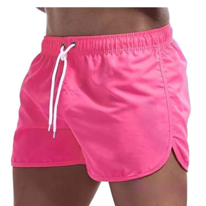 Traje de baño para hombre, short de baño, short de playa, pantalón de natación, carrera, deporte, surf - 1