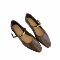 Tacón grueso negro Mary Jane zapatos zapatos de las mujeres nuevo simple y versátil boca ligera correa de metal de una palabra zapatos individuales - details 9