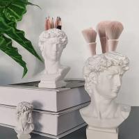 Maceta decorativa para Interior, jarrón con cabeza frontal, frascos modernos, decoración del hogar, arreglos florales, escultura artística de escritorio - details 5