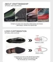 Todos a la venta, zapatos de hombre de moda, informales, con punta redonda, formales, de piel de vaca - details 3