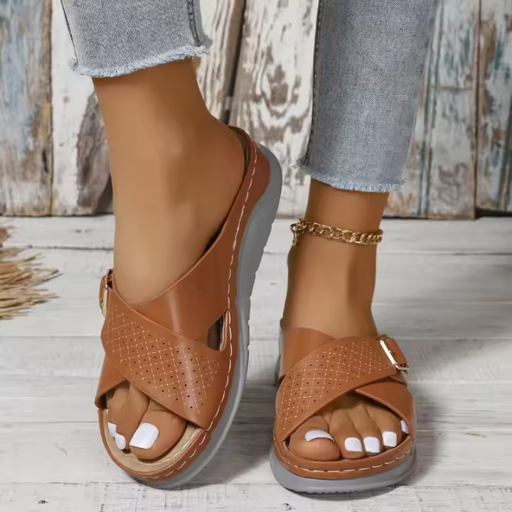 Zapatillas de Verano para Mujeres Zapatillas de Moda Piso de Verano Comodidad y Estilo - 1