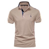 polos hombre manga corta ropa hombre día del padre Polos de algodón para hombre Polos de manga corta con bordado de jirafa para hombre Polos de diseño de marca de alta calidad Ropa para hombre - details 10