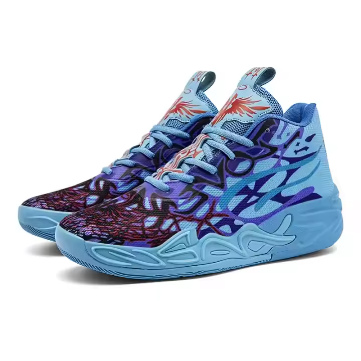 Zapatillas de baloncesto para hombre, transpirables, con amortiguación, antideslizantes, para correr, entrenamiento de gimnasia, zapatillas de baloncesto atléticas para mujer - 1