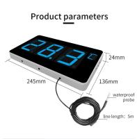 Termómetro digital para piscina y hogar, sensor de temperatura, 3M, medidor de línea - details 11