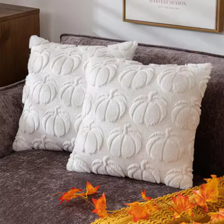 Funda de Cojín de Halloween Diseño de Peluche para Decoración de Sofá de Living Room - 1