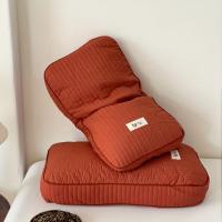 Almohada de Soporte para el Cuello con Cáscara Completa de Trigo Sarraceno y Hierbas Naturales - Lavable a Mano, Núcleo Duro, Diseño Acolchado Rosa para Hogar, Residencia Universitaria, Hombres y Mujeres, Alivio de la Columna Cervical y Ayuda al Sueño - details 1