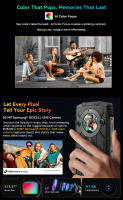 Blackview BV8200 teléfono resistente 6,5 "2.4K 120Hz pantalla, MTK Helio G100 Smartphone Android 14,12GB 256GB 8800Ah NFC teléfono móvil 50MP - details 22