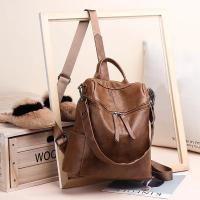 Mochila de cuero para mujer, morral de viaje de moda salvaje, mochila de ocio, nueva versión coreana - details 14