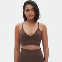 Top sin costuras Nylon de secado rápido Color sólido Adecuado para yoga y estiramientos Deportes profesionales - details 29