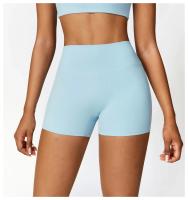 Pantalones cortos deportivos para mujer, mallas para Yoga, pantalones cortos para correr, a prueba de sentadillas, cintura alta, pantalones cortos ajustados para Fitness, pantalones cortos de entrenamiento con realce para ciclismo y gimnasio - details 29