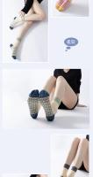 Calcetines de Yoga para mujer, calcetines informales de algodón rayado para entrenamiento interior, calcetines deportivos de baile, calcetines profesionales antideslizantes de silicona para gimnasio y Pilates - details 9