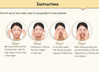 Crema ojos BIOAQUA Firmación anti-hinchazón Collagén Elimina Ojeras y Dark Circles - details 7