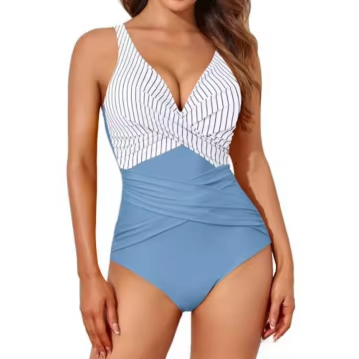 Traje de baño vintage de una pieza, traje de baño estampado para mujer, de verano, trajes de baño, trajes de baño bohemios para mujer - 1