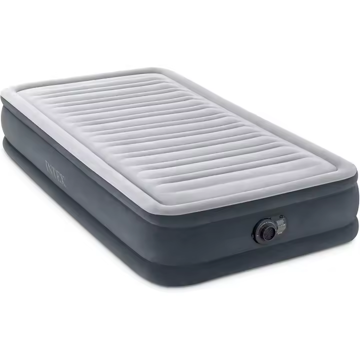 Colchón inflable de lujo, confort y felpa, soporta hasta 136 kg de peso - 1