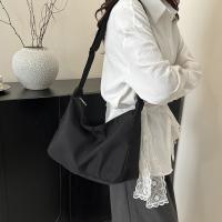 Bolso bandolera de lona informal de gran capacidad, bolso de hombro ligero de Color sólido, bolso Hobo con cremallera, trabajo - details 10