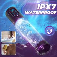 Bomba de pene eléctrica, Juguetes sexuales para hombres, extensión de pene automática IPX7, bomba de agua para pene, agrandamiento de pene, erección de pene, tren de pene - details 4