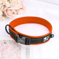 Collar perro acolchado de nailon personalizado, reflectantes personalizados para perros pequeños, medianos y grandes, collares - details 8