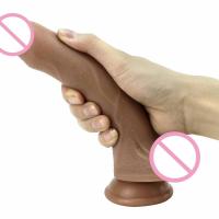 Leten-glande expuesto de silicona que imita es con ventosas, consoladores realistas, estimuladores de masaje Anal y vaginal, masturbador, Juguetes sexuales para adultos - details 12