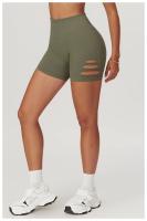 Pantalones de Yoga Deportivos sin Costuras Cintura Alta, Levantamiento de Cadillas, Transpirables para Entrenamiento Material de Nylon - details 1