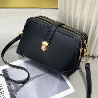 Bolso pequeño de diseñador para mujer, bolso de hombro tipo bandolera de cuero PU de moda, bolso de mano de 3 capas - details 4