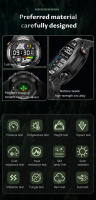 2025 deportes al aire libre resistencia gran capacidad 650 mAh nuevo reloj inteligente para hombres impermeable 100 + modo deportivo brújula Bluetooth llamada frecuencia cardíaca oxígeno en sangre fitness reloj inteligente para mujeres - details 2