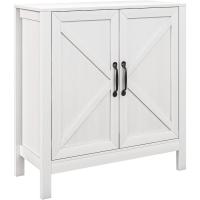 Aparador Moderno para Sala Mueble Ajustable con Estante Antivuelco Blanco 80x35x85 cm - details 0