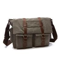 Bolsos de mensajero de negocios para hombres, bolso de hombro vintage, paquete cruzado de lona, bolso de viaje de oficina informal Retro - details 9