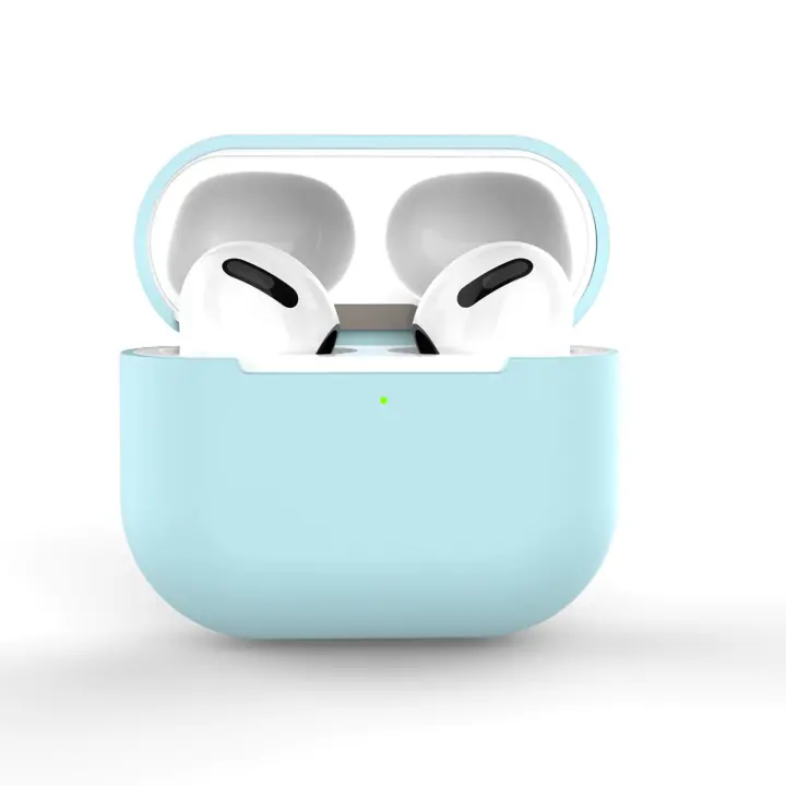 Fundas y cubiertas para auriculares inalámbricos, cubierta suave ultrafina, silicona líquida dividida para IOS 3 - 1