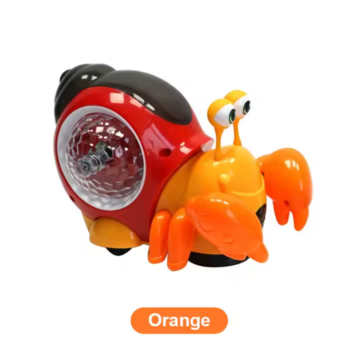 Juguete de cangrejo para gatear para bebés, Escape interactivo, cangrejos que caminan con música Led, evita obstáculos, juguetes de regalo para niños pequeños recién nacidos - 1