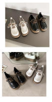 Nuevo estilo universitario con cordones dobles y cordones con falda pequeña, zapatos de plataforma de cuero, zapatos individuales. - details 17