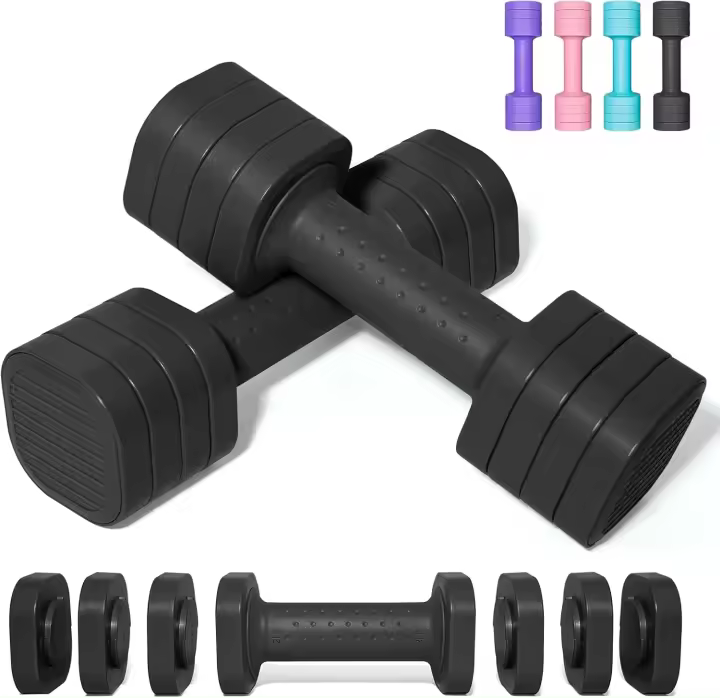 Juego de Pesas Ajustables para Hombres y Mujeres 4 En 1 para Entrenamiento de Fuerza en Casa - 1