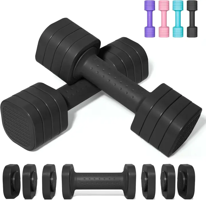 Juego de Pesas Ajustables para Hombres y Mujeres 4 En 1 para Entrenamiento de Fuerza en Casa - 1
