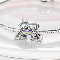 Abalorio Animal Friends en plata de ley con piedra de circón S, pulsera de 3 mm adecuada, regalo perfecto para mujer - details 3