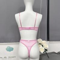 Conjunto de ropa interior Sexy sin costuras para mujer, Kit de sujetador de 2 piezas, trajes íntimos de encaje con realce, conjuntos exóticos sensuales, lencería - details 4