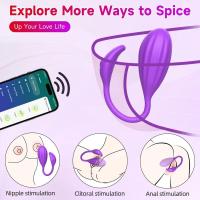 Vibrador Wearable Controlado por APP Estimulador de Clítor y Pezón para Mujeres - details 5